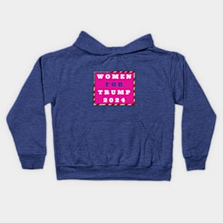 women for  trump. Kids Hoodie